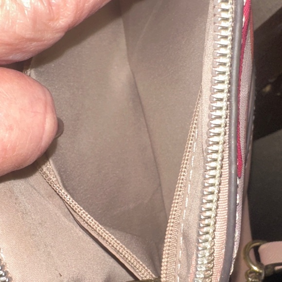 Trina by Trina Turk Pink and Coral Crossbody Bag - Picture 7 of 9